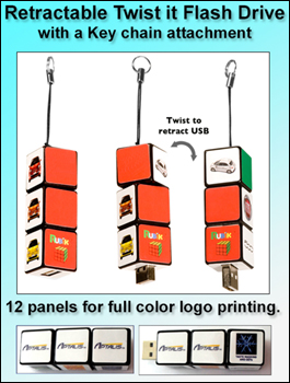 Rubik Style Twister Flash Drive